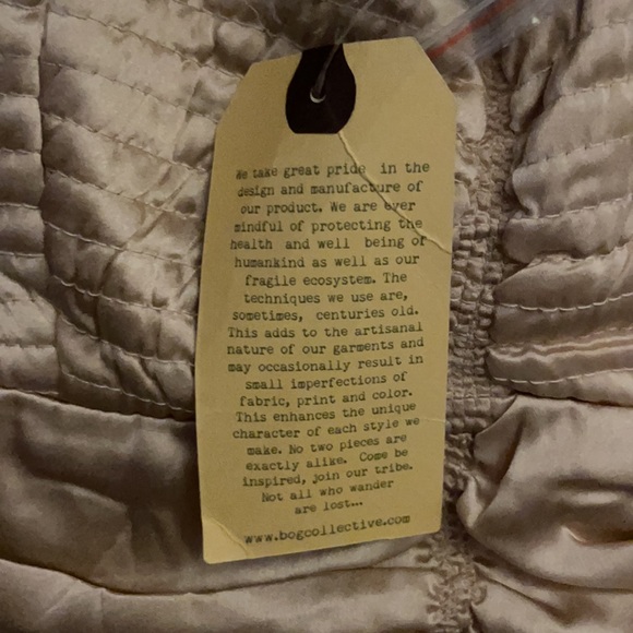 NWT B•O•G Collective Beautiful Tan Corset Type Tank Top - Picture 8 of 15